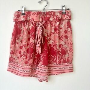 Chufy Boho Tie Belted Shorts
